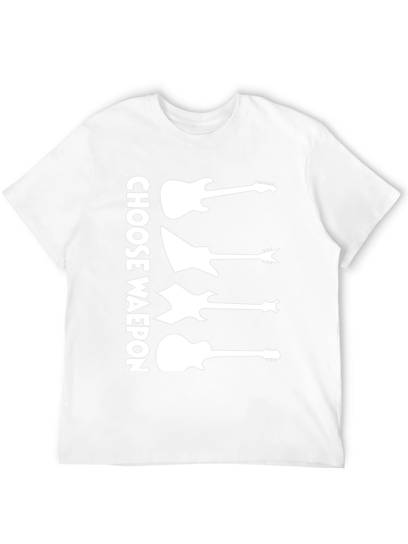 Choose Weapon Guitar T-Shirt - Rock Music Tee