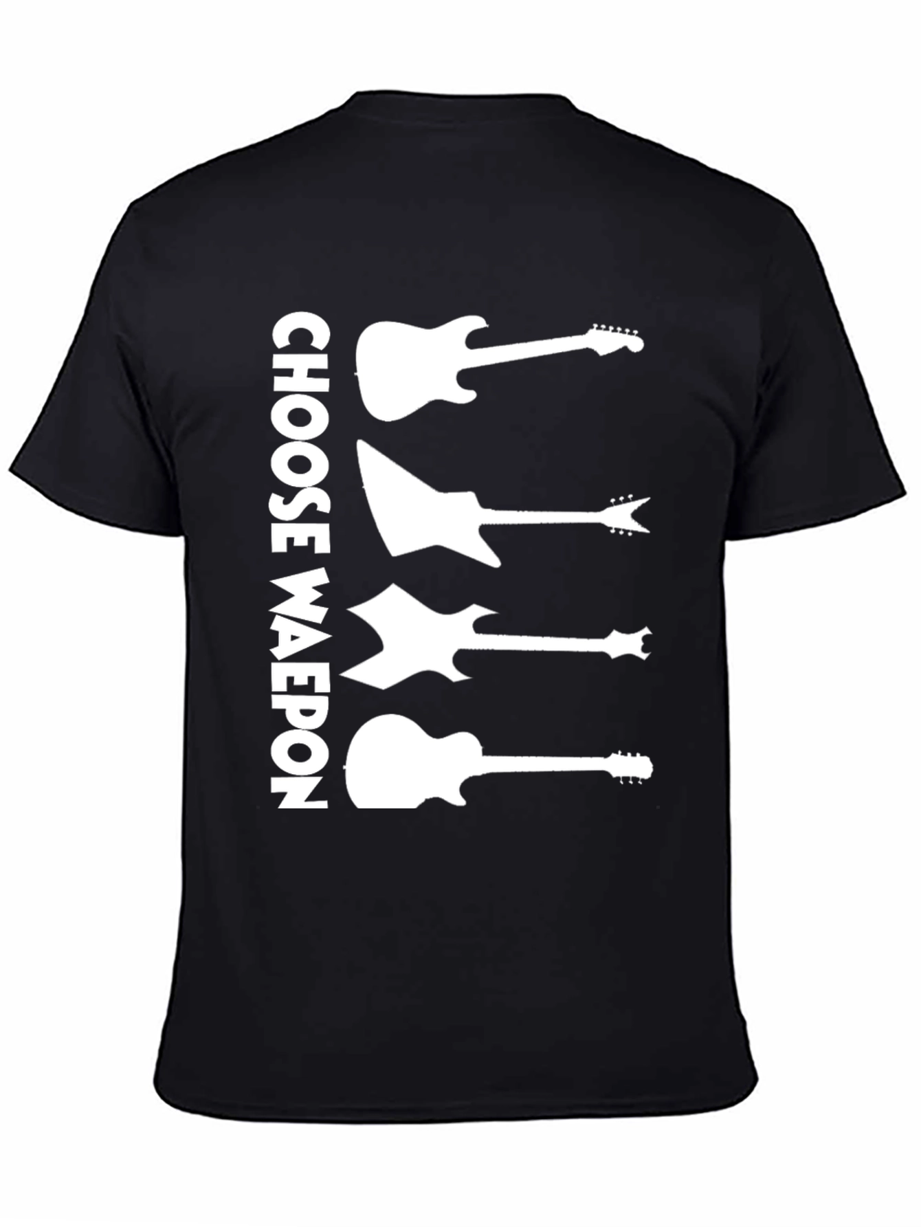 Choose Weapon Guitar T-Shirt - Rock Music Tee