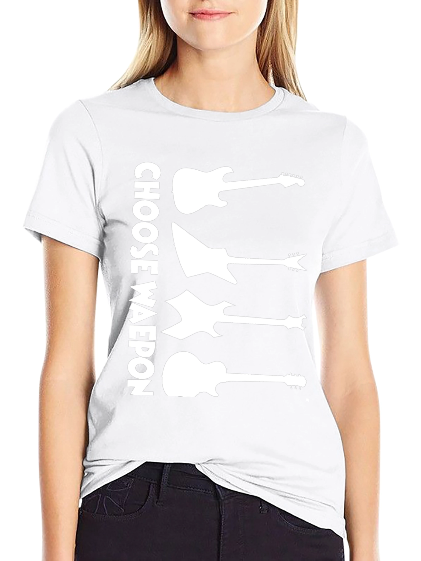 Choose Weapon Guitar T-Shirt - Rock Music Tee