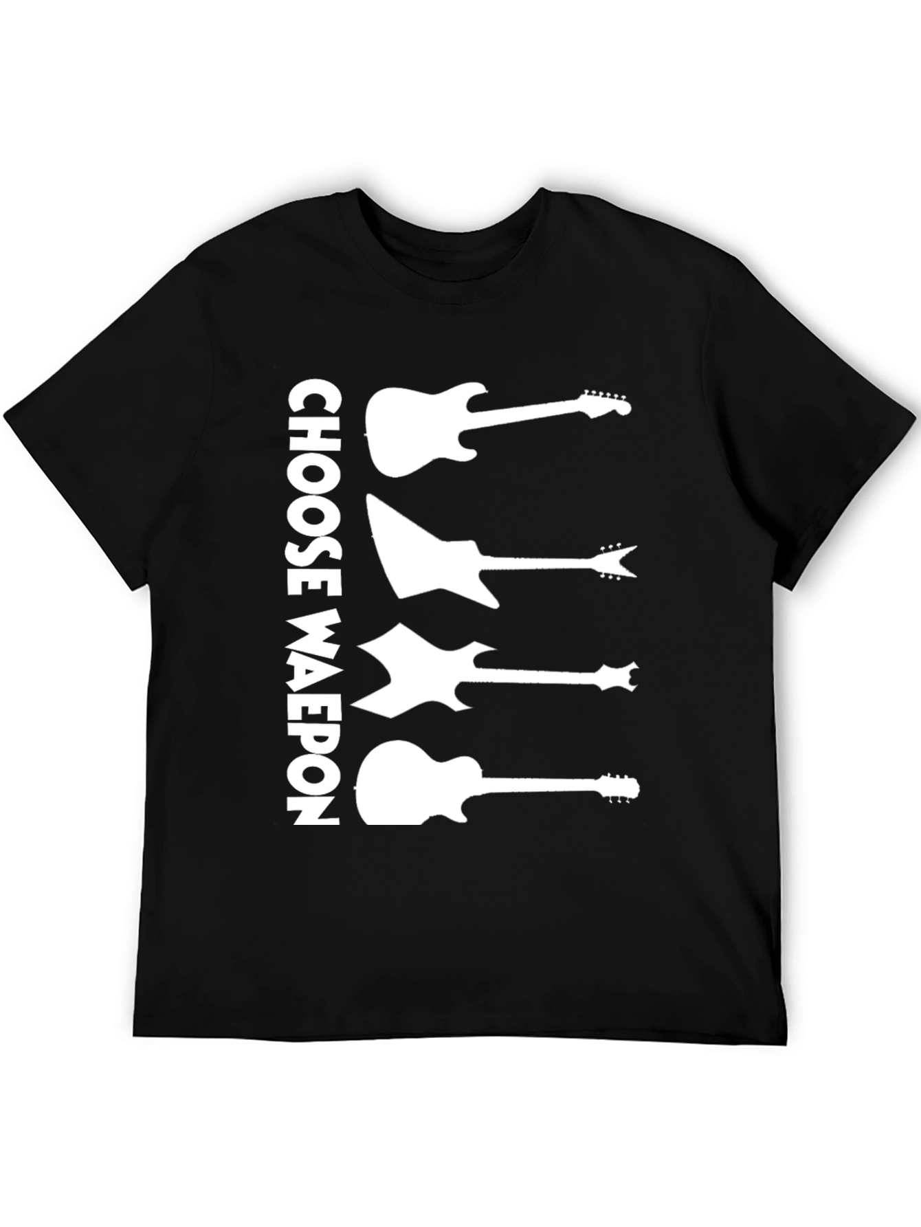Choose Weapon Guitar T-Shirt - Rock Music Tee