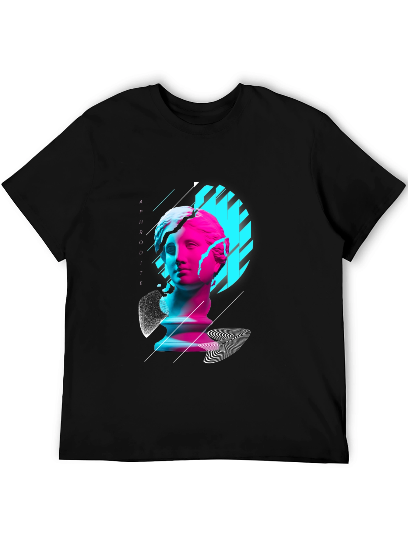 Aphrodite Graphic Tee - Stylish Black T-Shirt