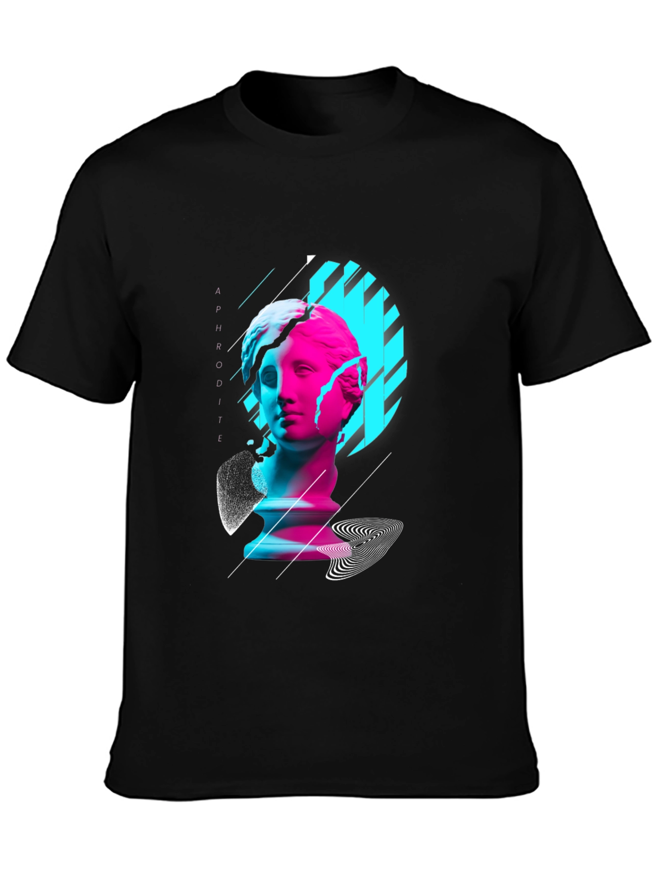 Aphrodite Graphic Tee - Stylish Black T-Shirt