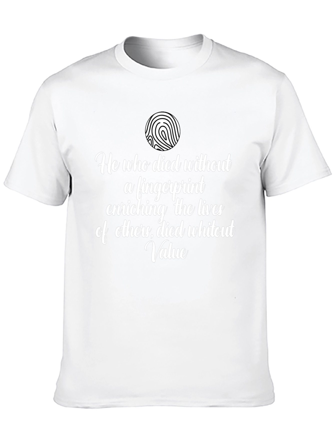 Fingerprint Value Graphic Tee