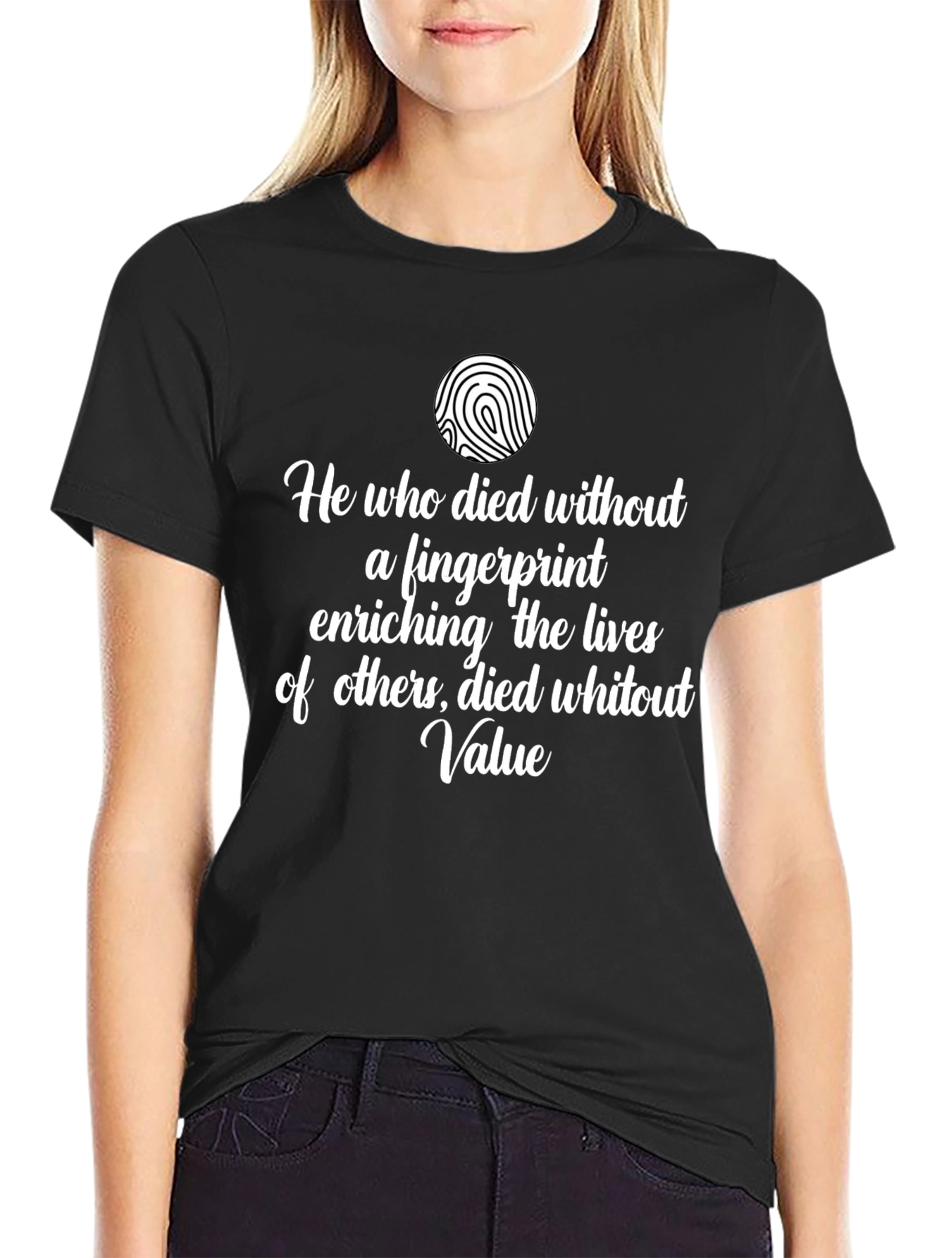 Fingerprint Value Graphic Tee