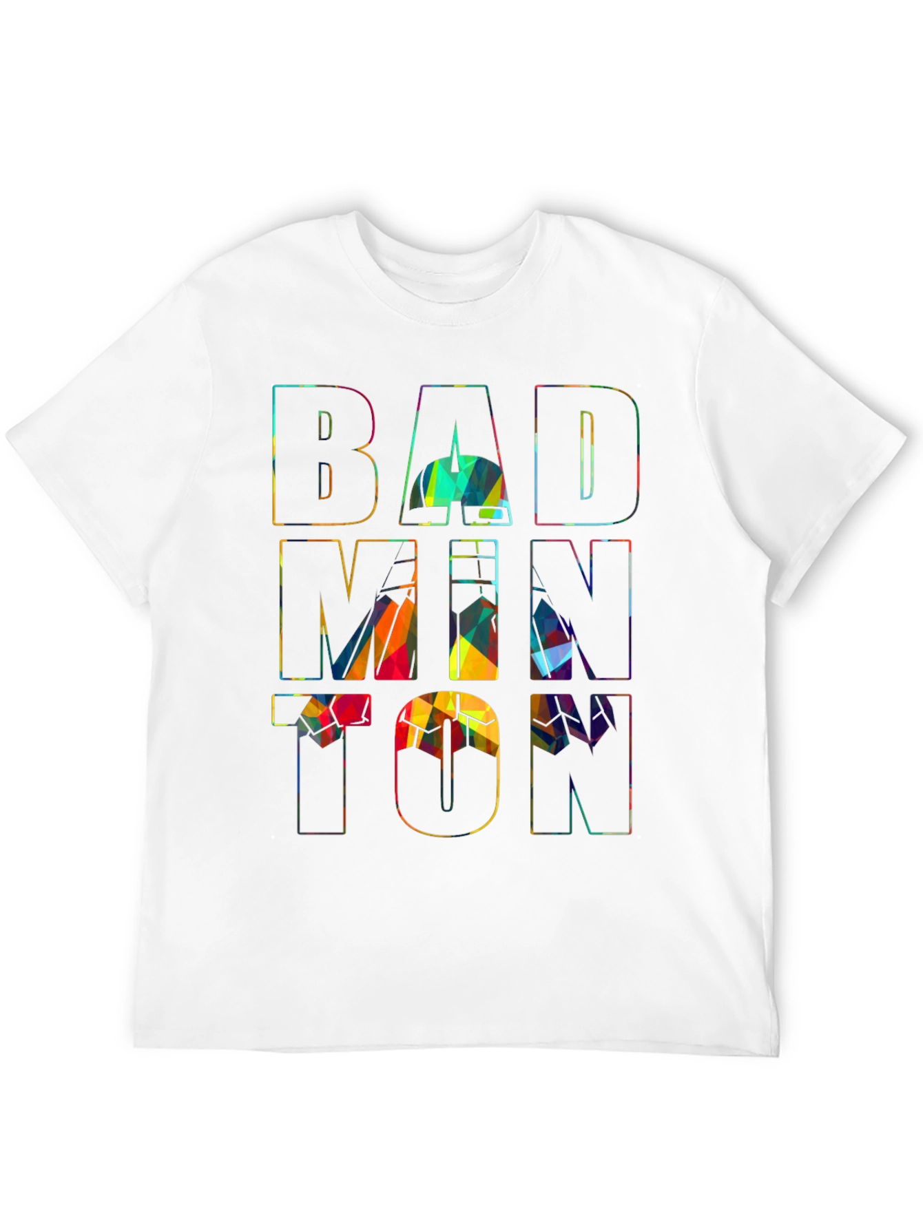 Badminton Graphic Tee - Sporty Black T-Shirt