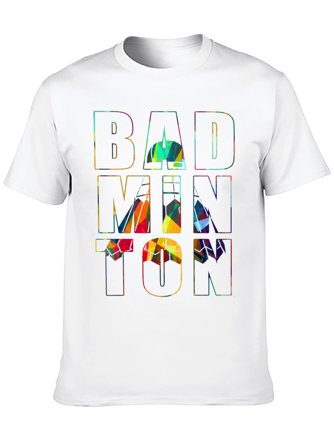 Badminton Graphic Tee - Sporty Black T-Shirt