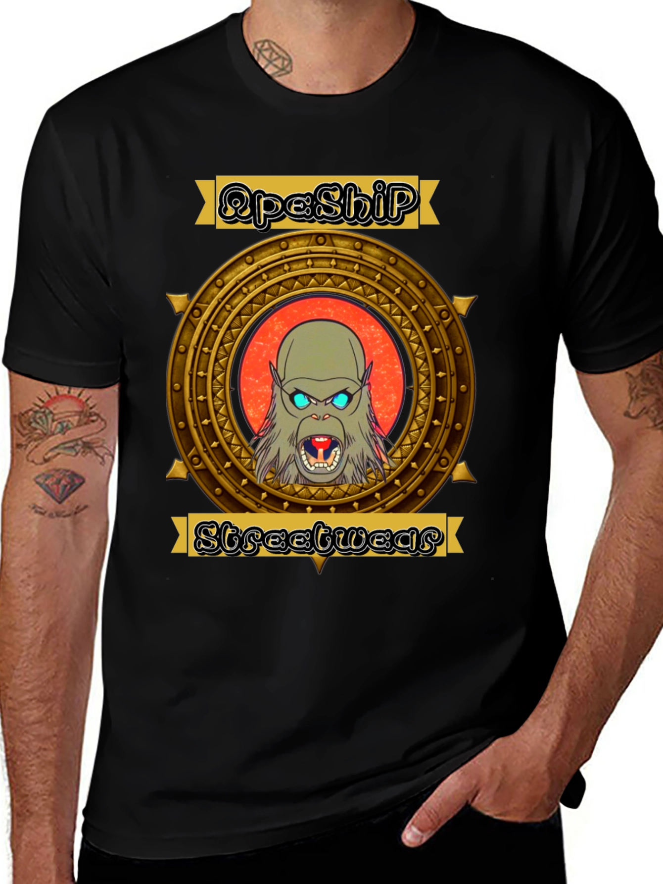 ApeShip Streetwear Graphic T-Shirt