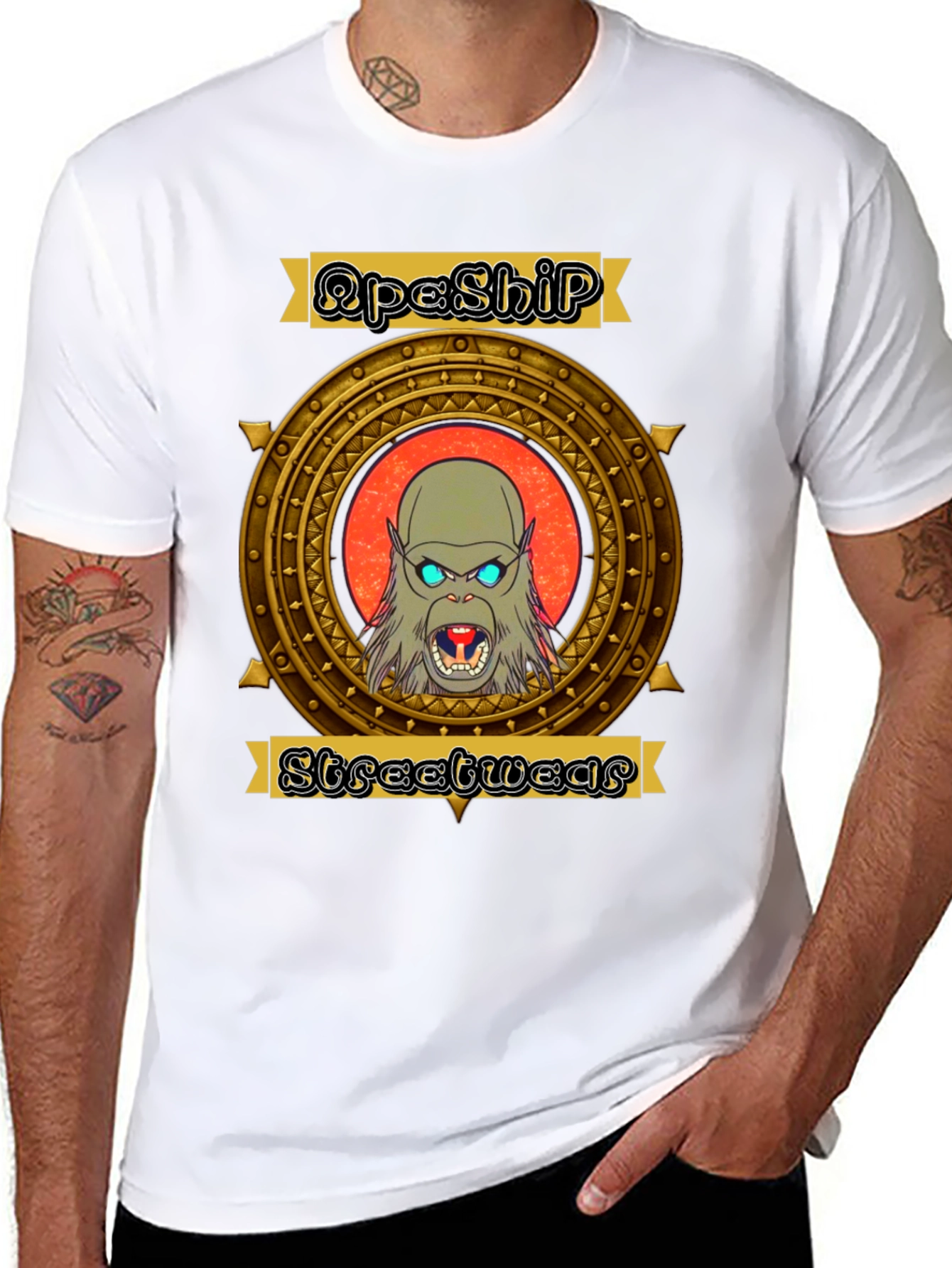 ApeShip Streetwear Graphic T-Shirt