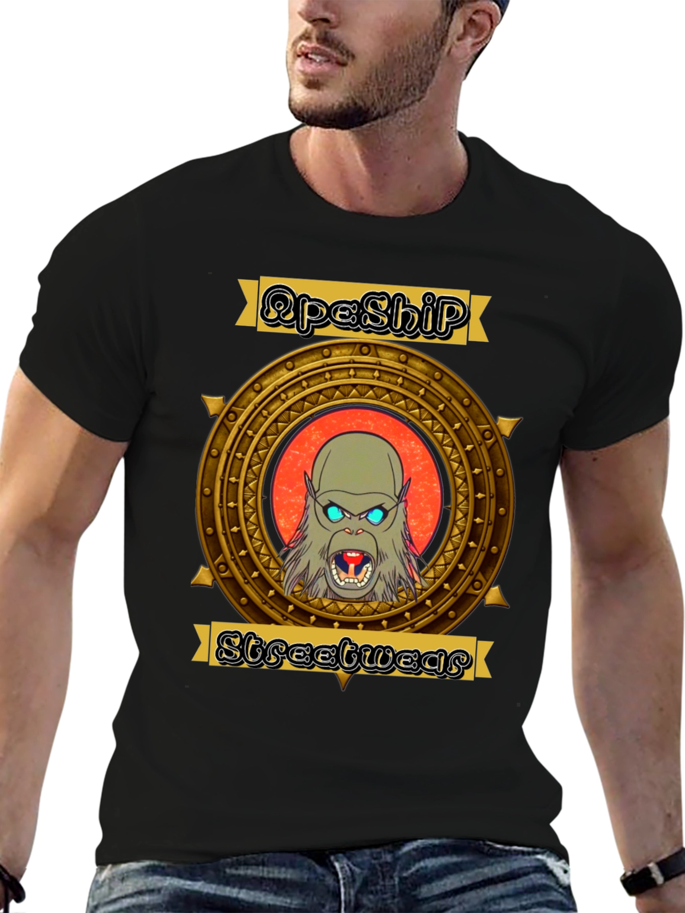 ApeShip Streetwear Graphic T-Shirt