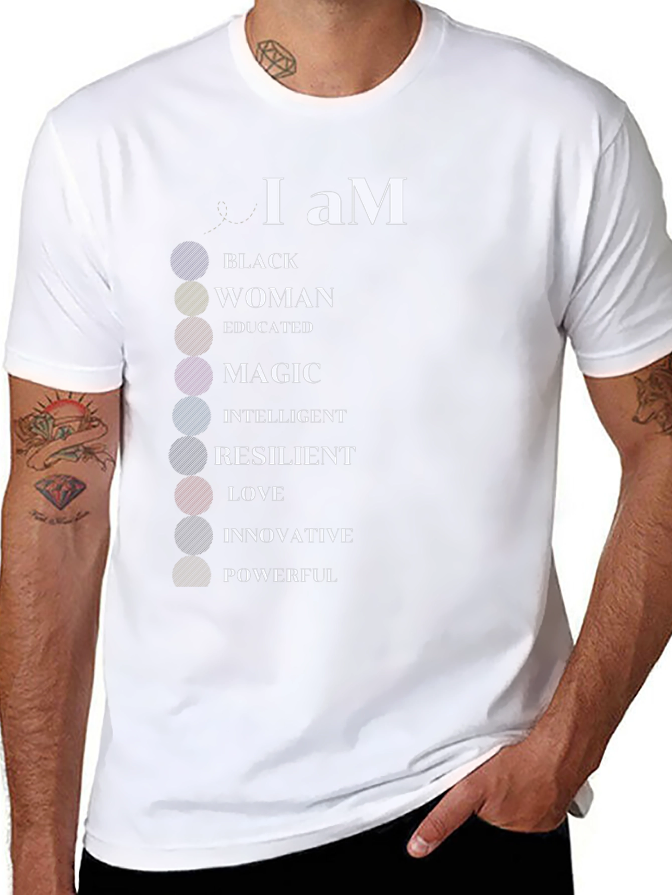 I Am Black Woman T-Shirt - Empowering Statement Tee