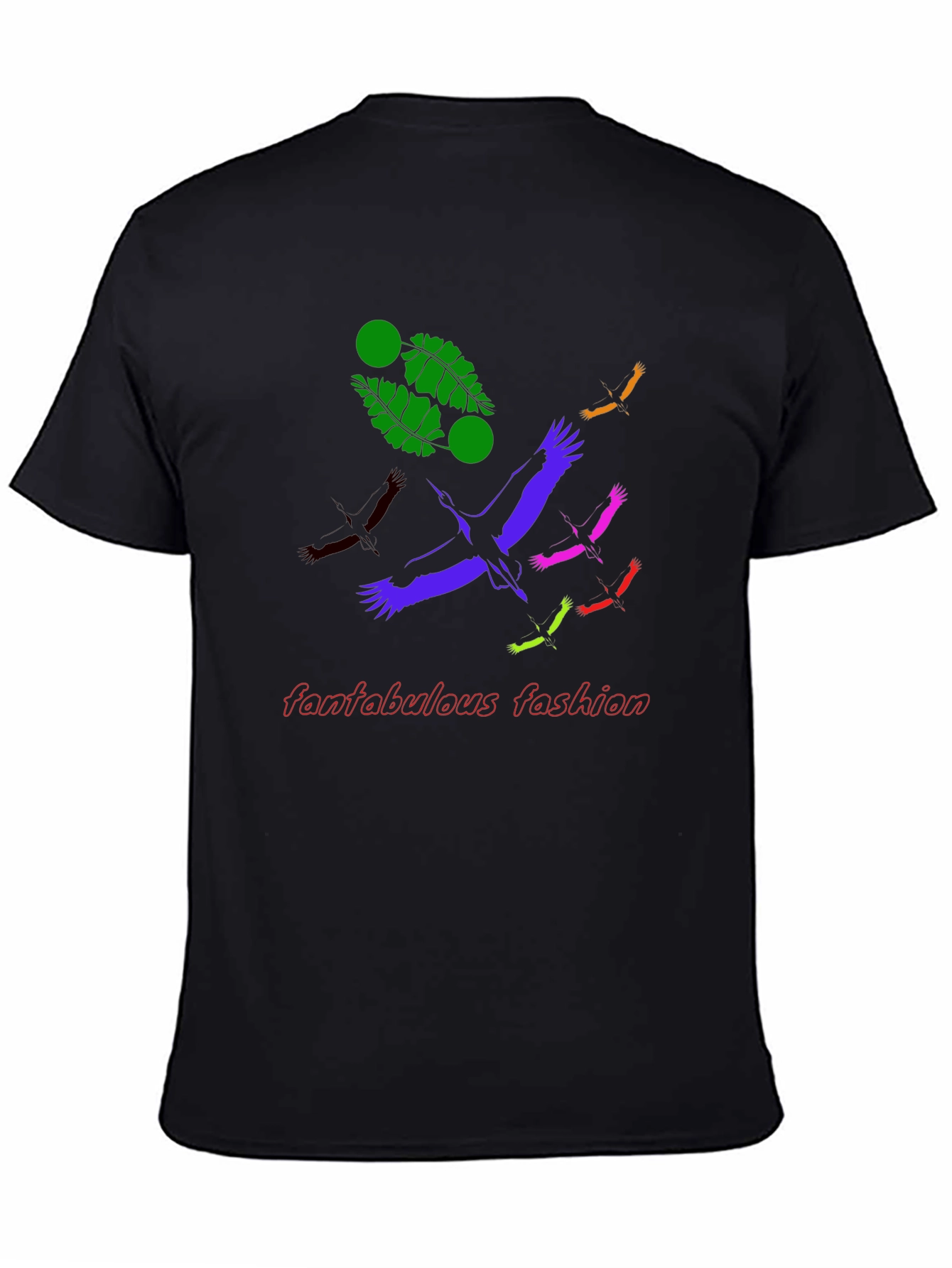 Fantabulous Fashion Crane Print Tee