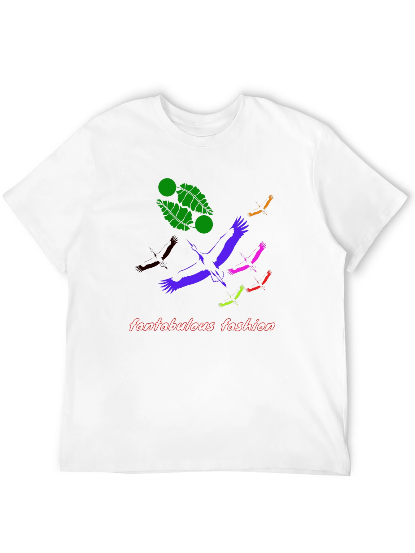 Fantabulous Fashion Crane Print Tee