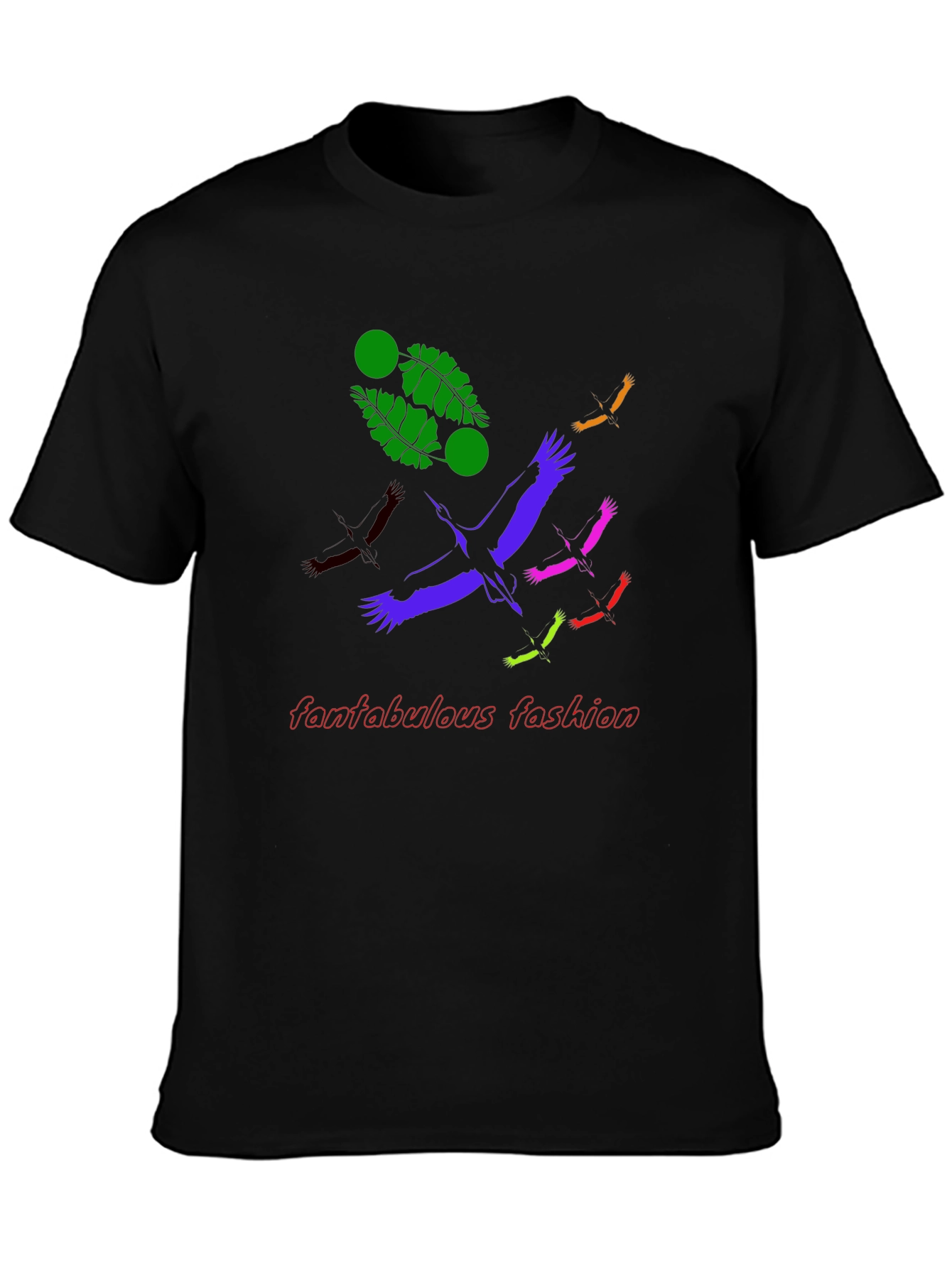 Fantabulous Fashion Crane Print Tee