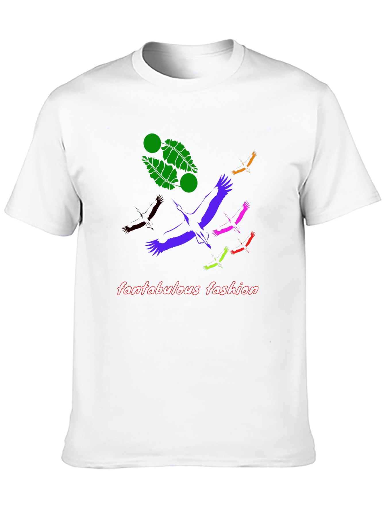 Fantabulous Fashion Crane Print Tee