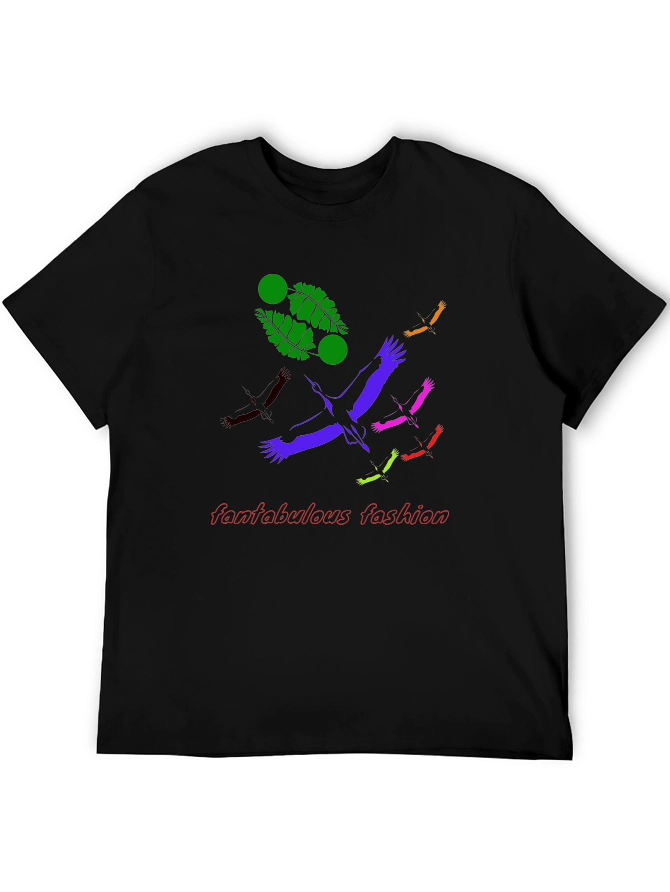 Fantabulous Fashion Crane Print Tee