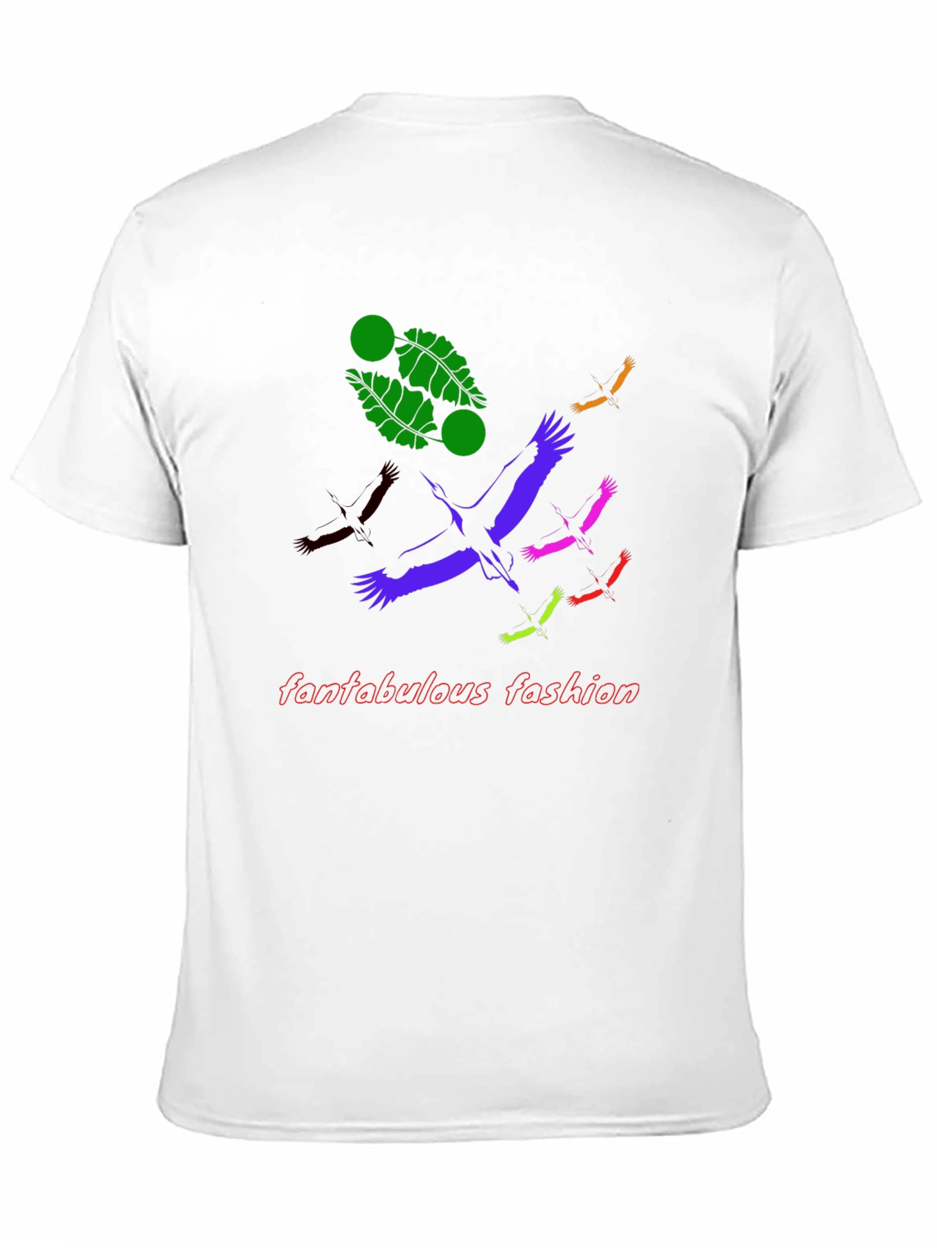 Fantabulous Fashion Crane Print Tee