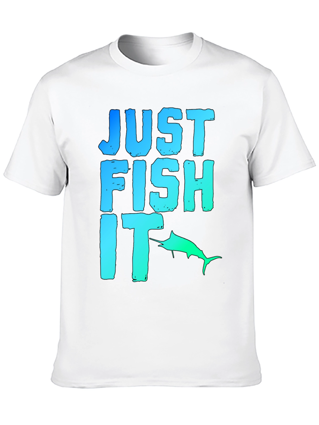 Just Fish It Graphic Tee - Black