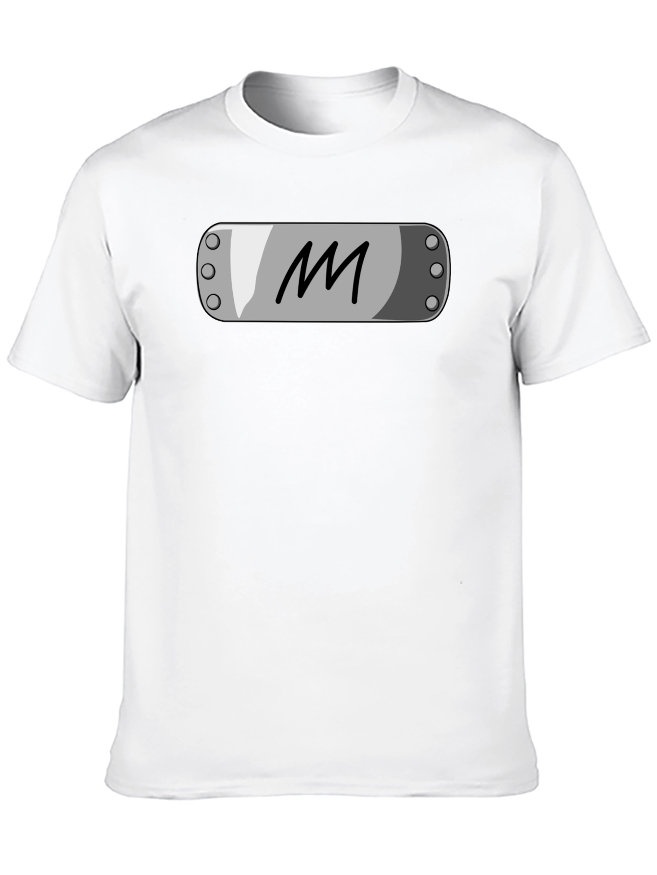 Anime M Symbol T-Shirt - Black