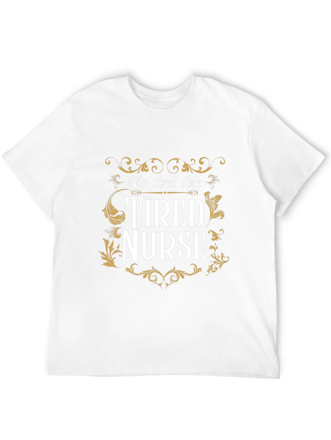 Tired Nurse Graphic Tee - Black