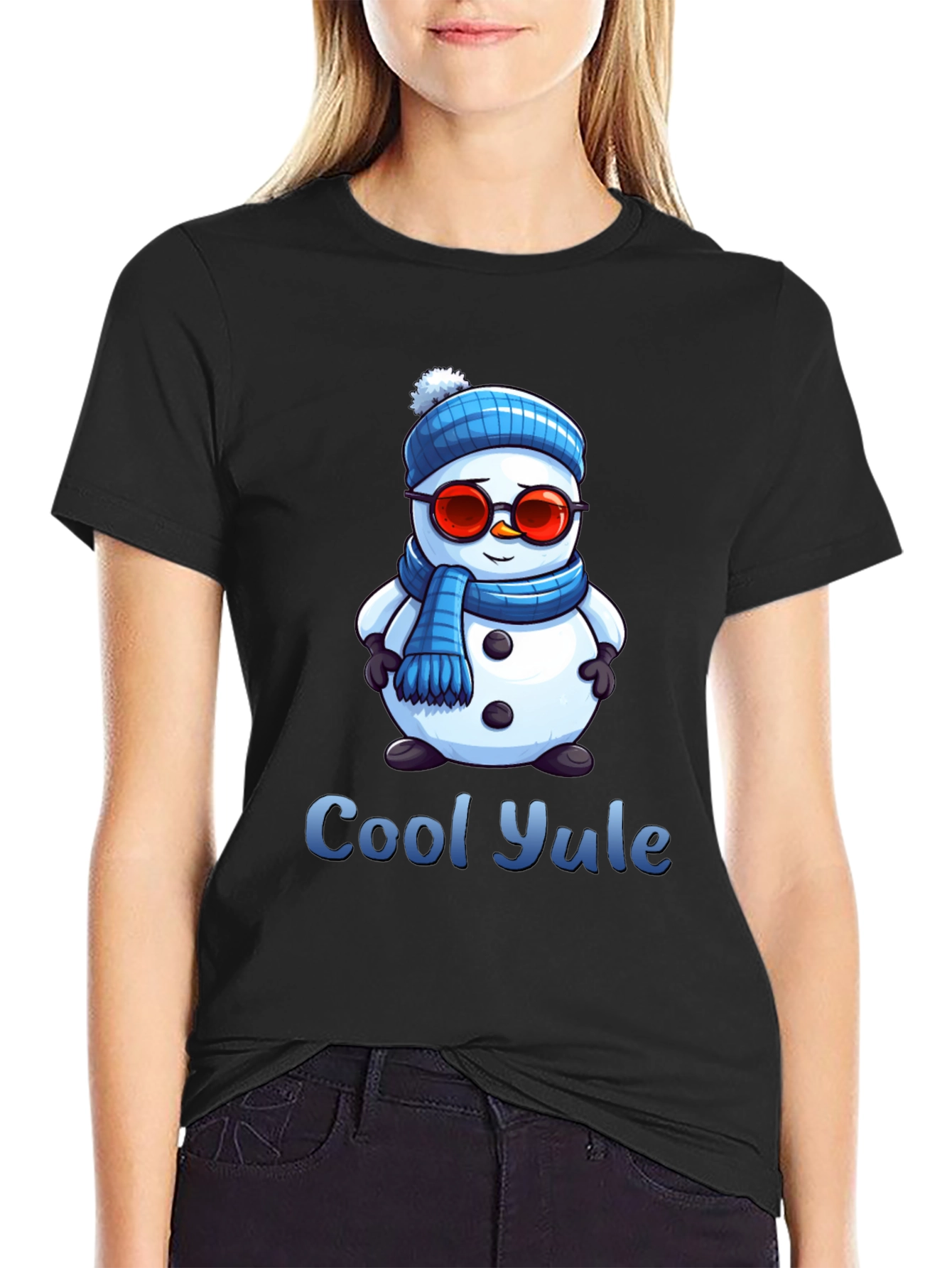 Cool Yule Snowman Graphic Tee