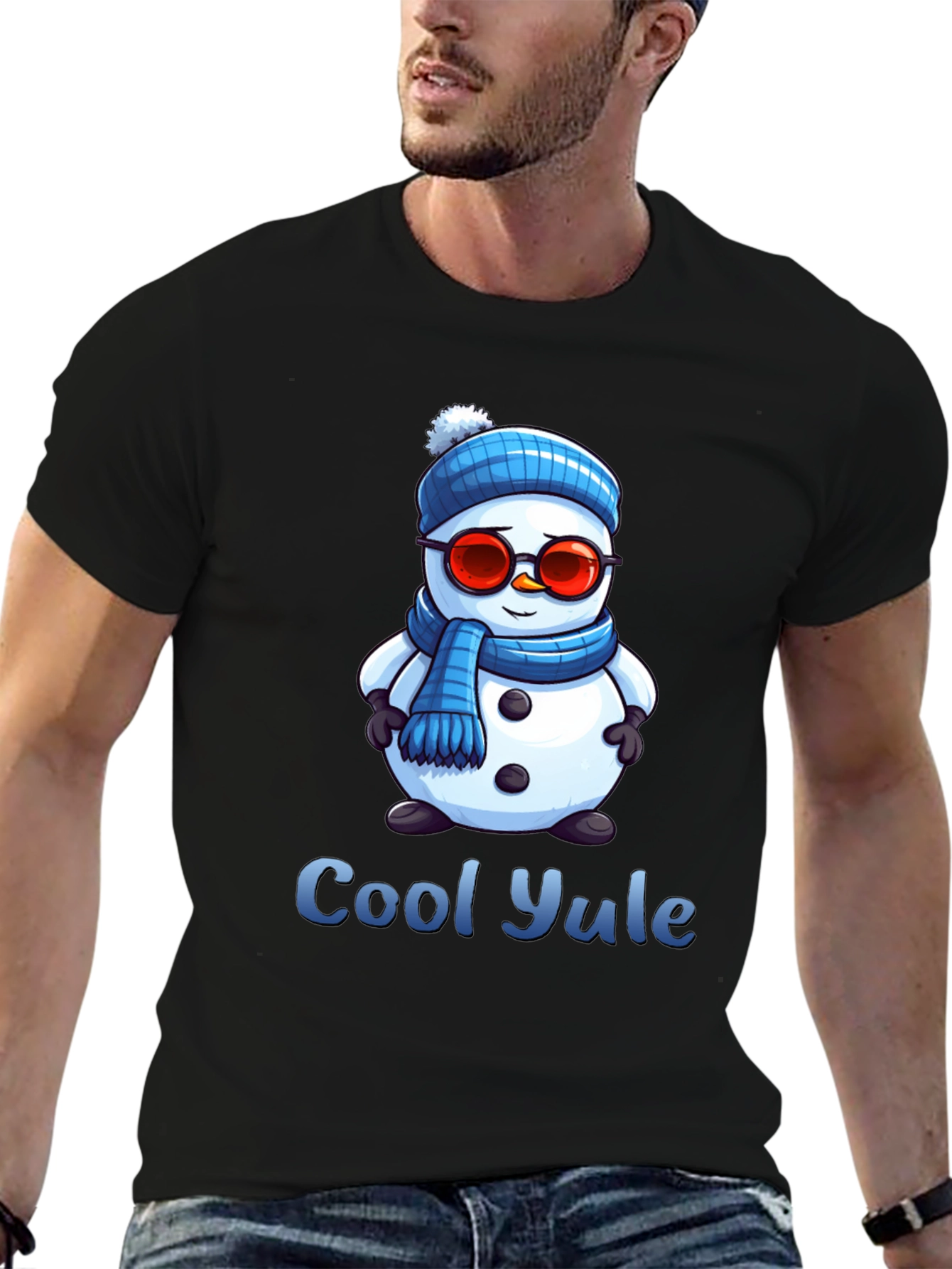 Cool Yule Snowman Graphic Tee