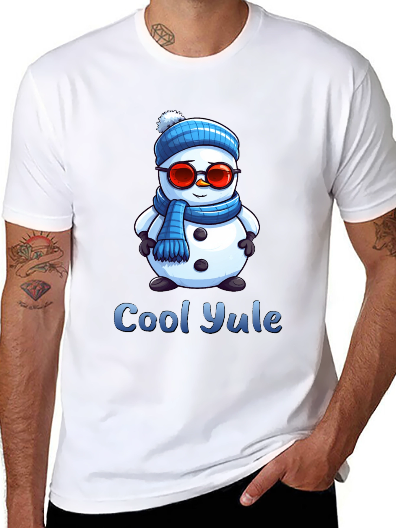 Cool Yule Snowman Graphic Tee