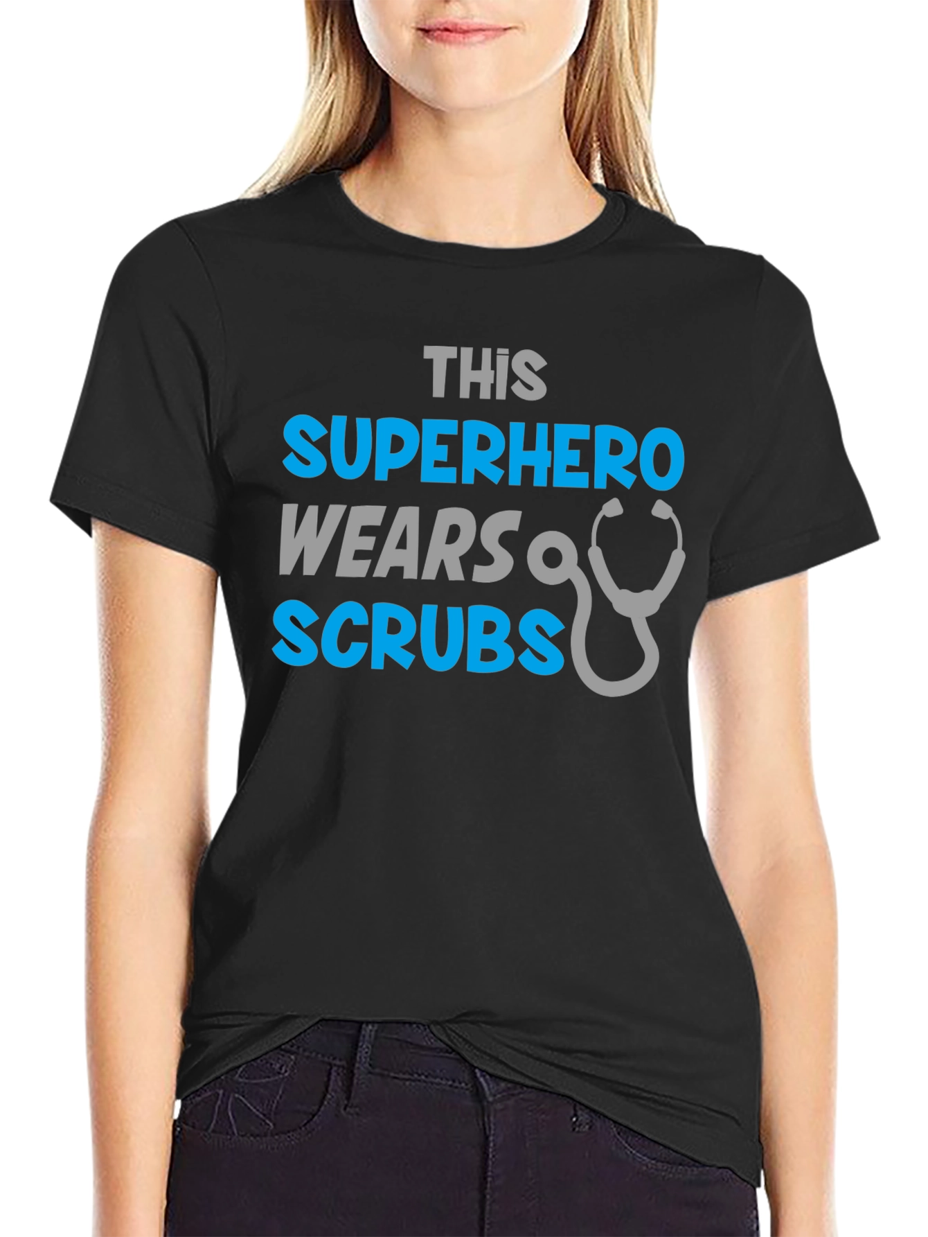 Superhero Scrubs Tee - Medical Hero T-Shirt