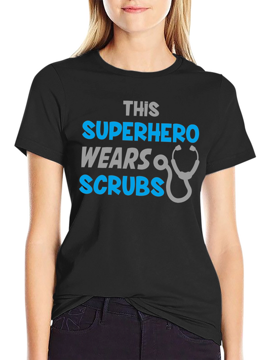 Superhero Scrubs Tee - Medical Hero T-Shirt