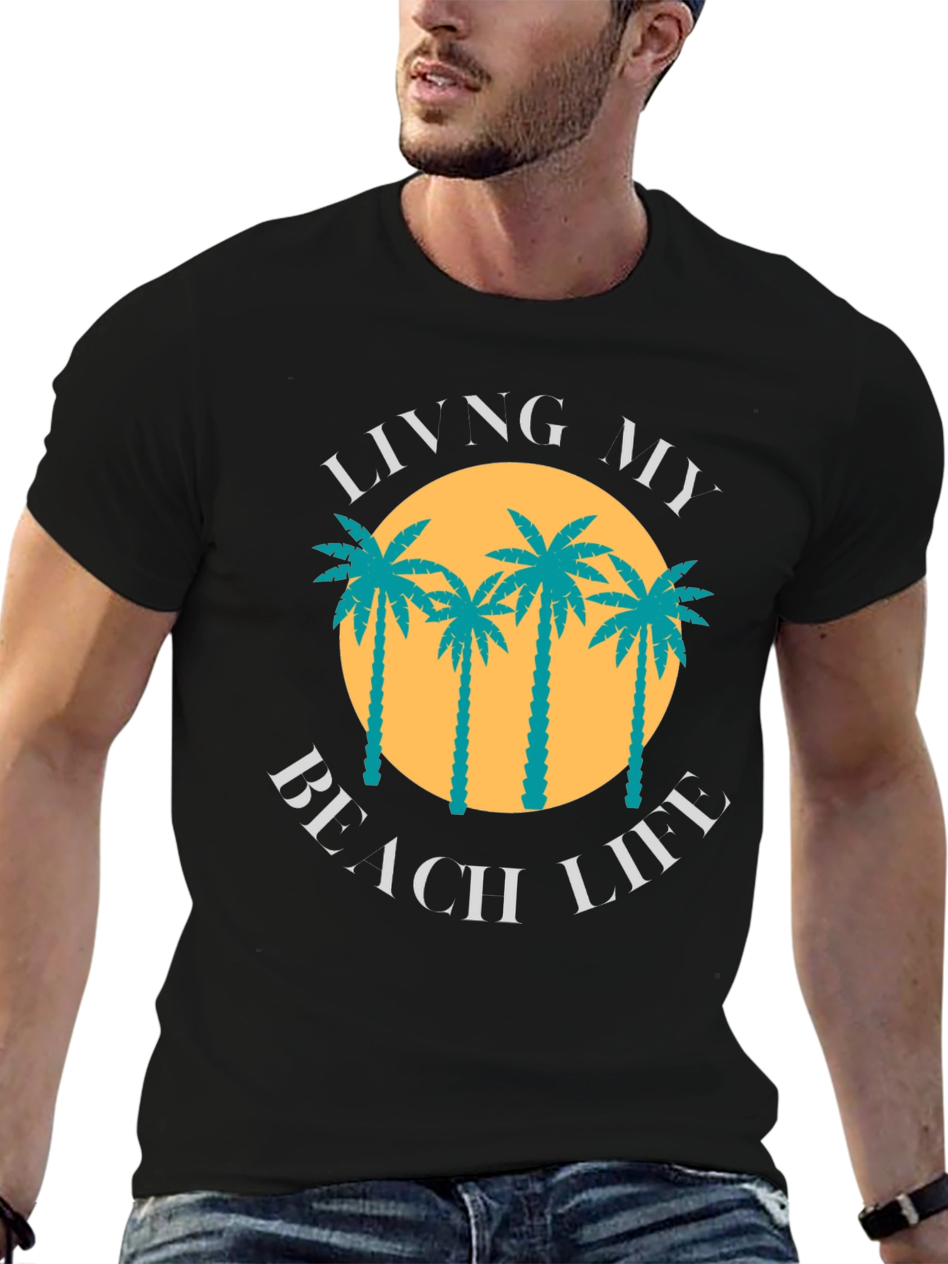 Living My Beach Life Graphic Tee