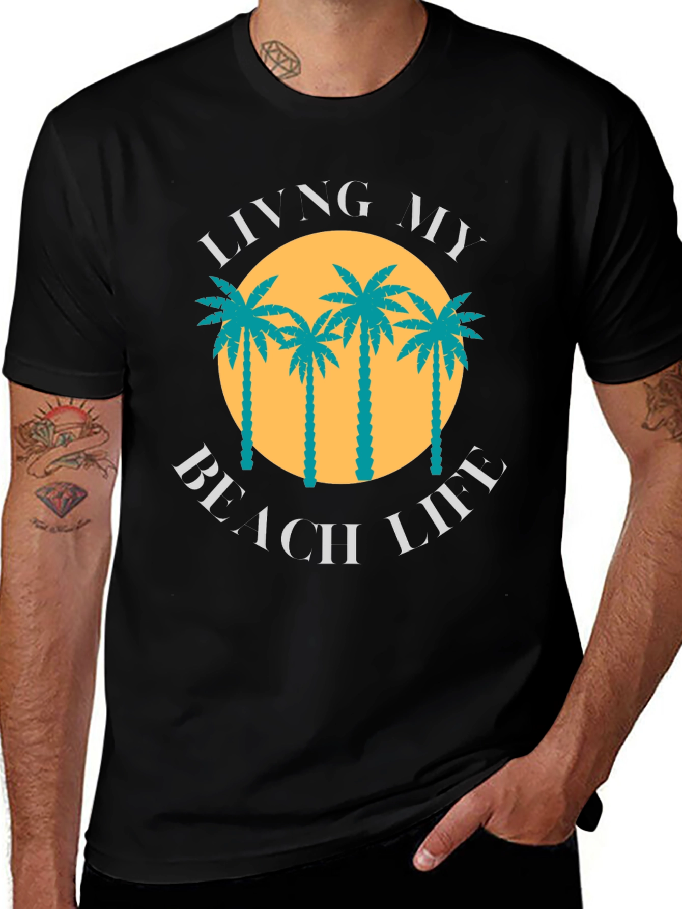 Living My Beach Life Graphic Tee