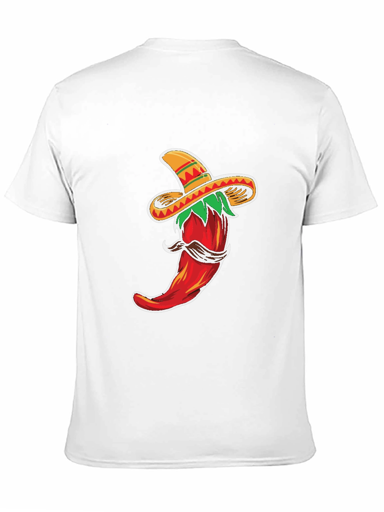 Chili Pepper Sombrero Graphic T-Shirt