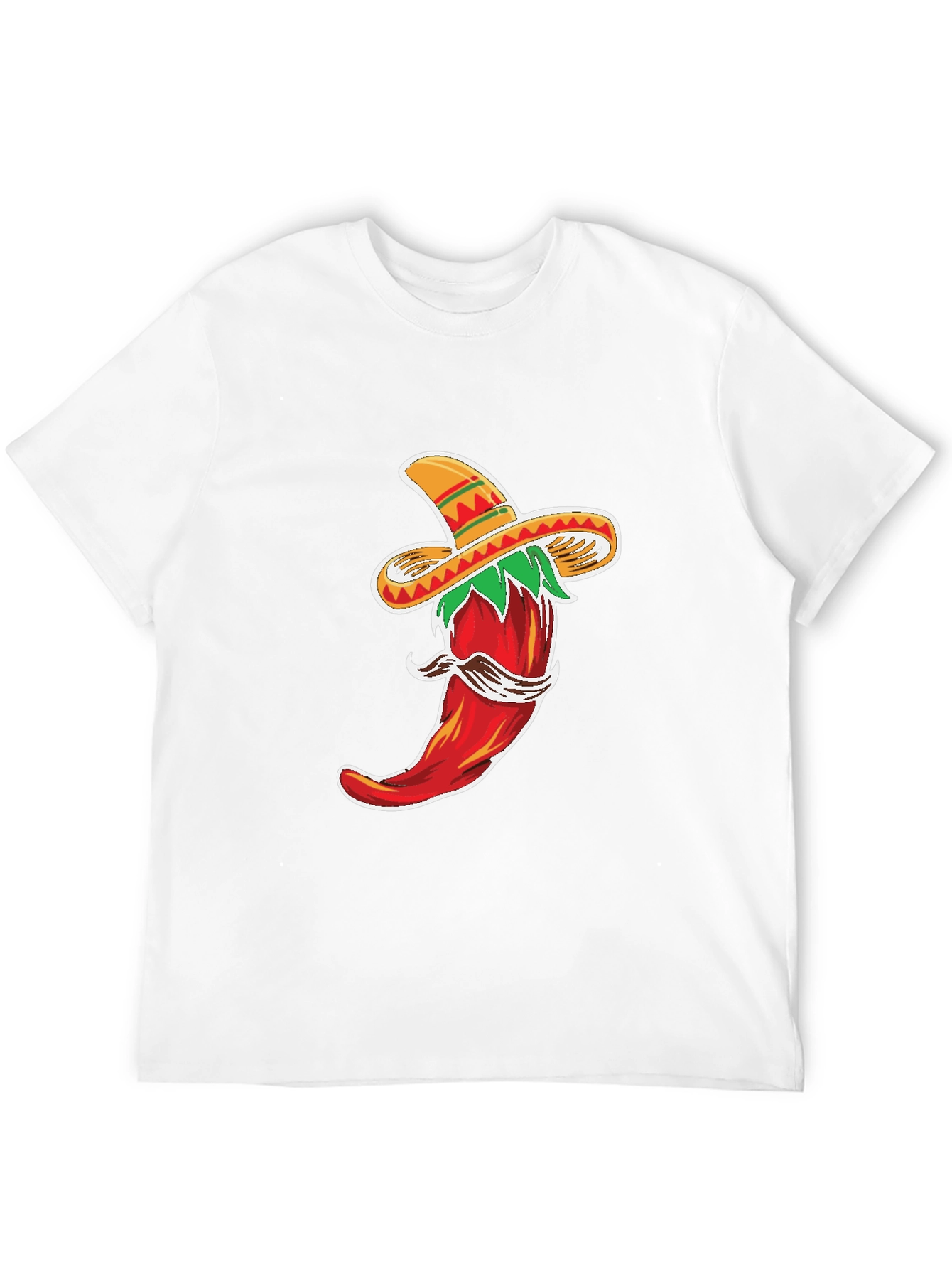 Chili Pepper Sombrero Graphic T-Shirt