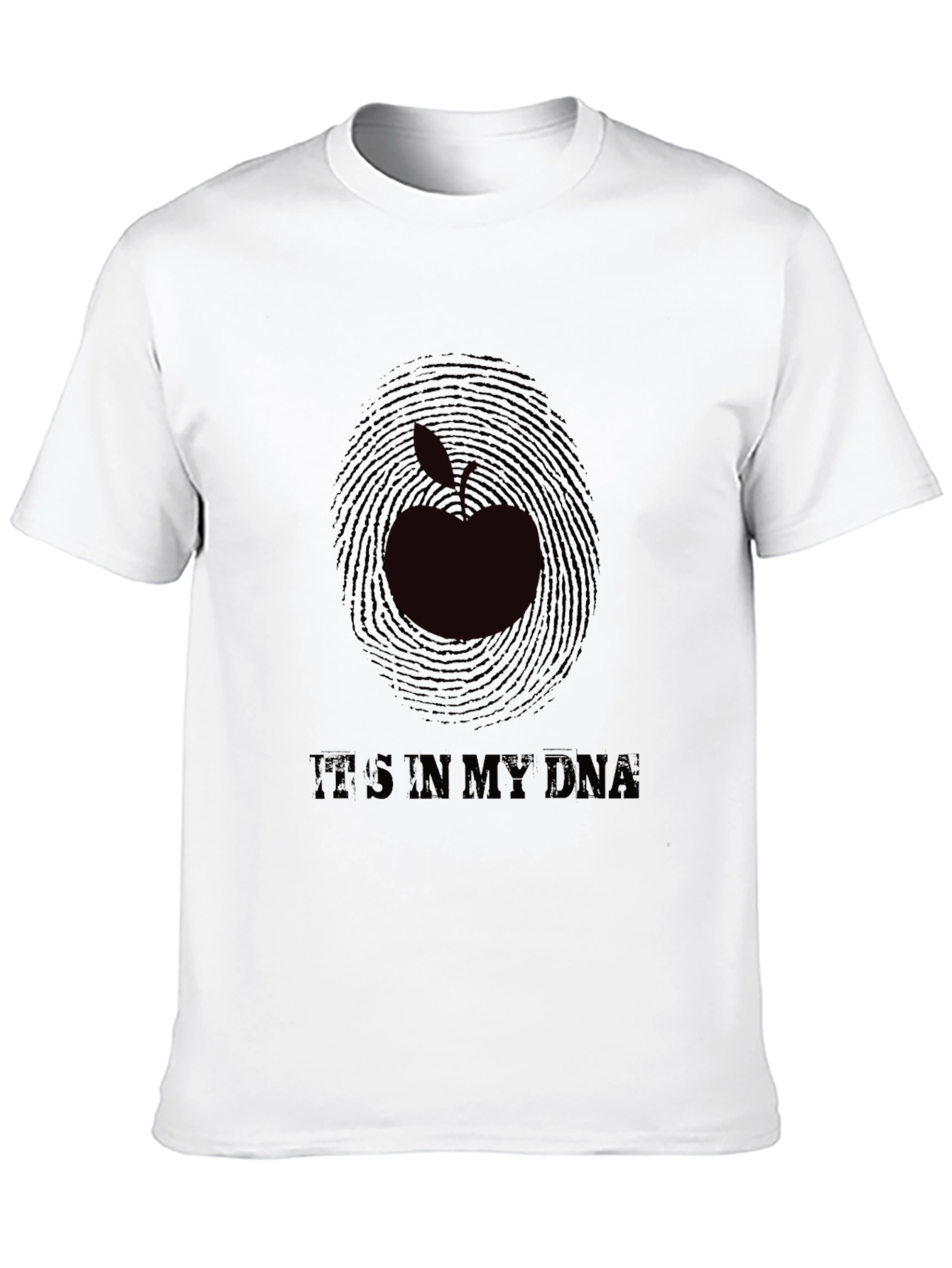 Apple DNA Graphic T-Shirt - Stylish Unique Tee