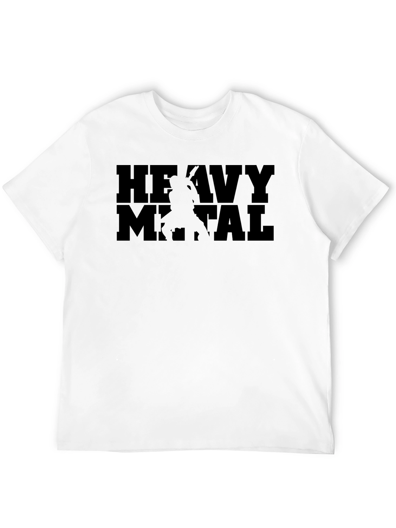 Heavy Metal Graphic Tee - Black Cotton T-Shirt