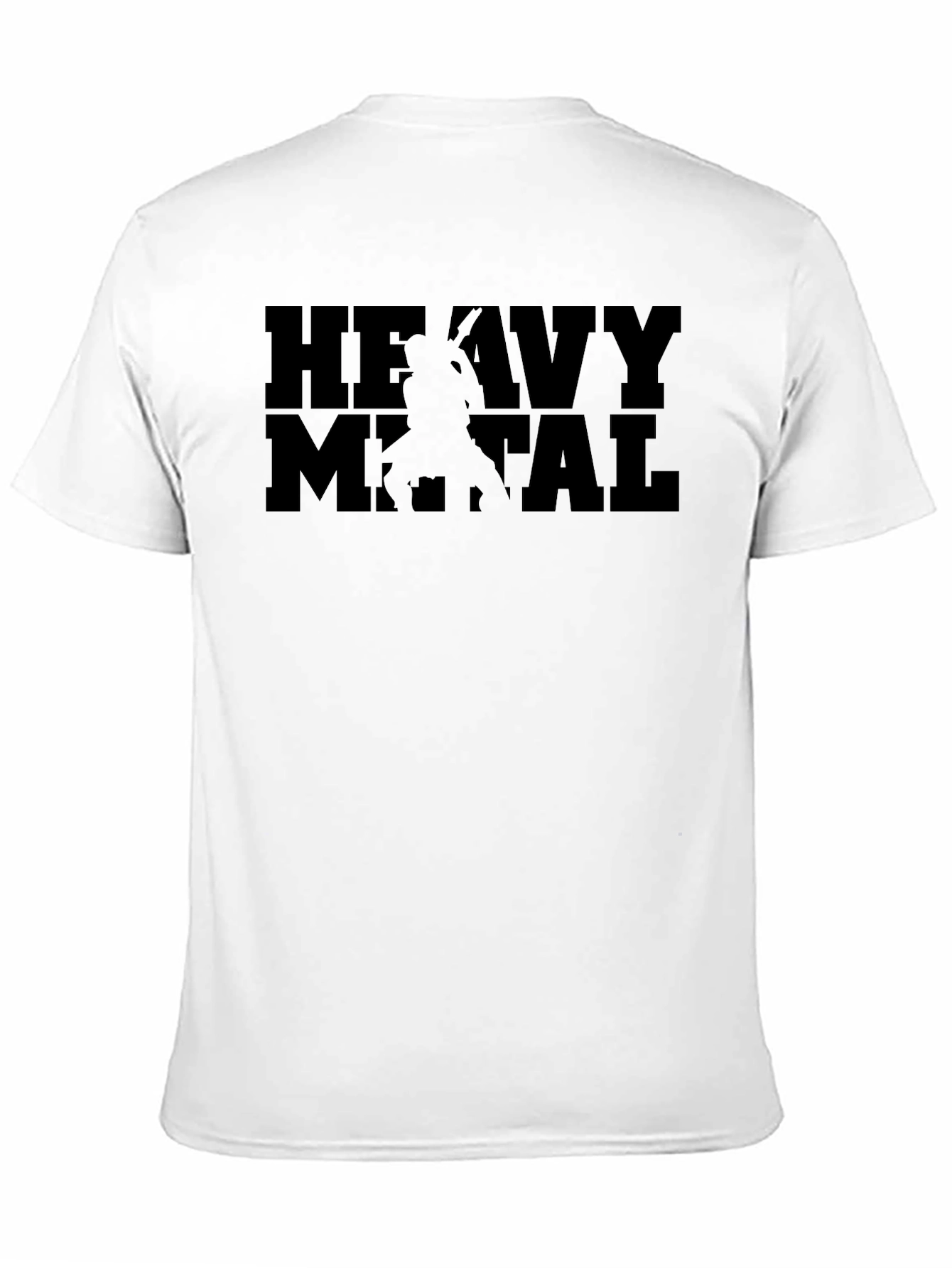 Heavy Metal Graphic Tee - Black Cotton T-Shirt