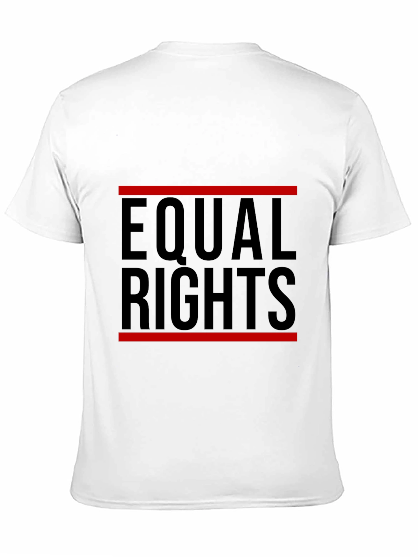 Equal Rights Graphic Tee - Black Cotton T-Shirt