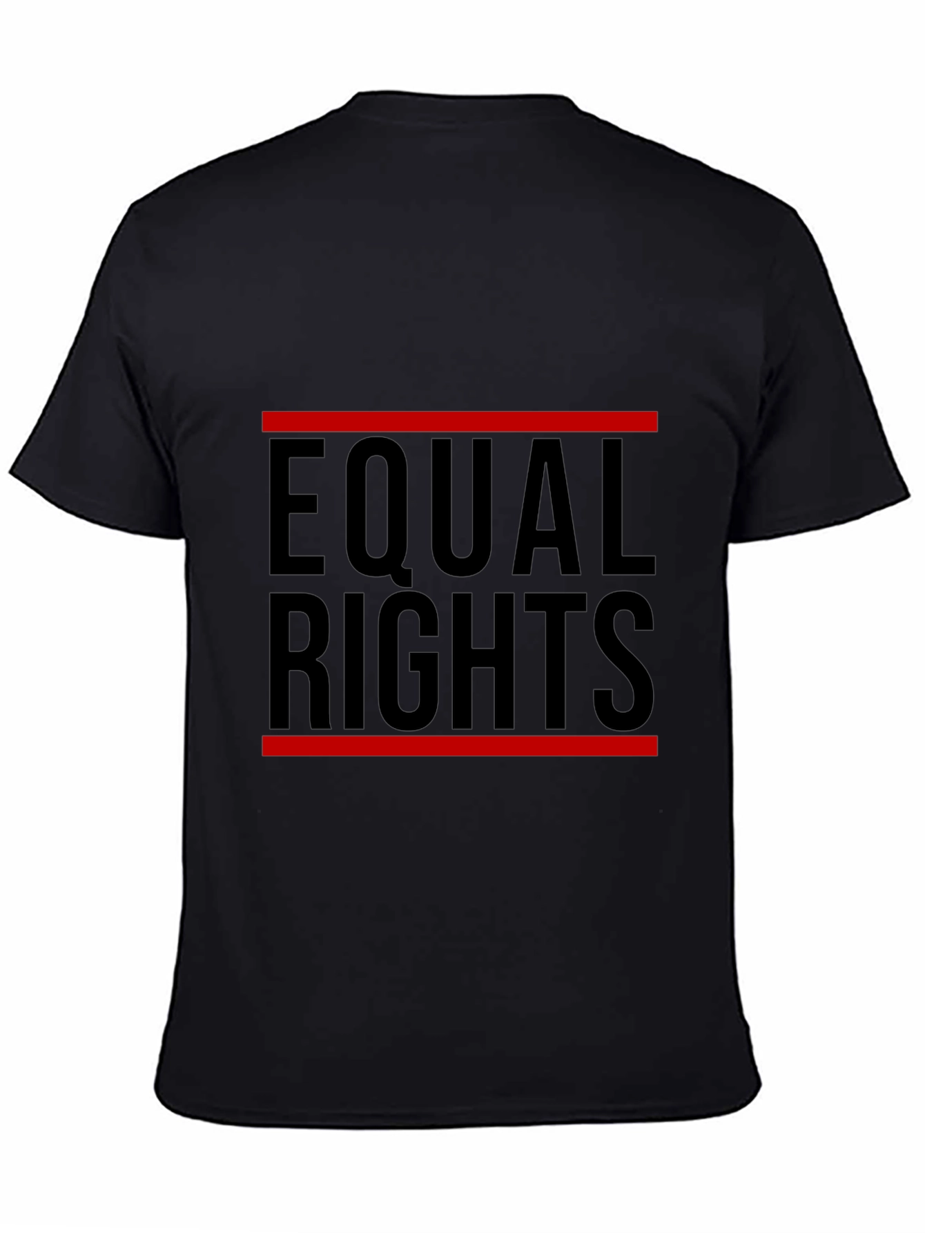 Equal Rights Graphic Tee - Black Cotton T-Shirt