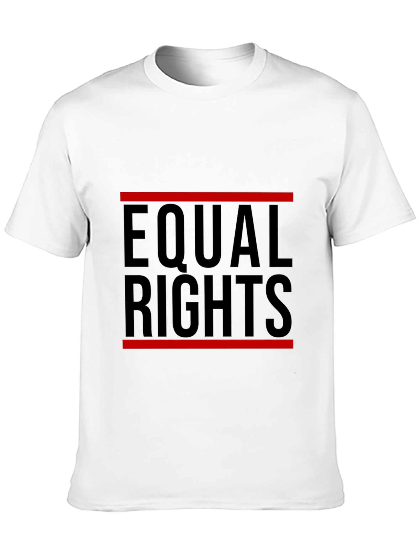 Equal Rights Graphic Tee - Black Cotton T-Shirt