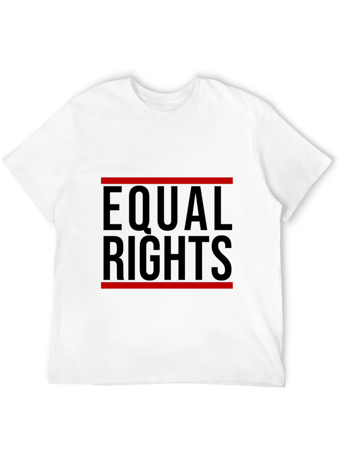Equal Rights Graphic Tee - Black Cotton T-Shirt