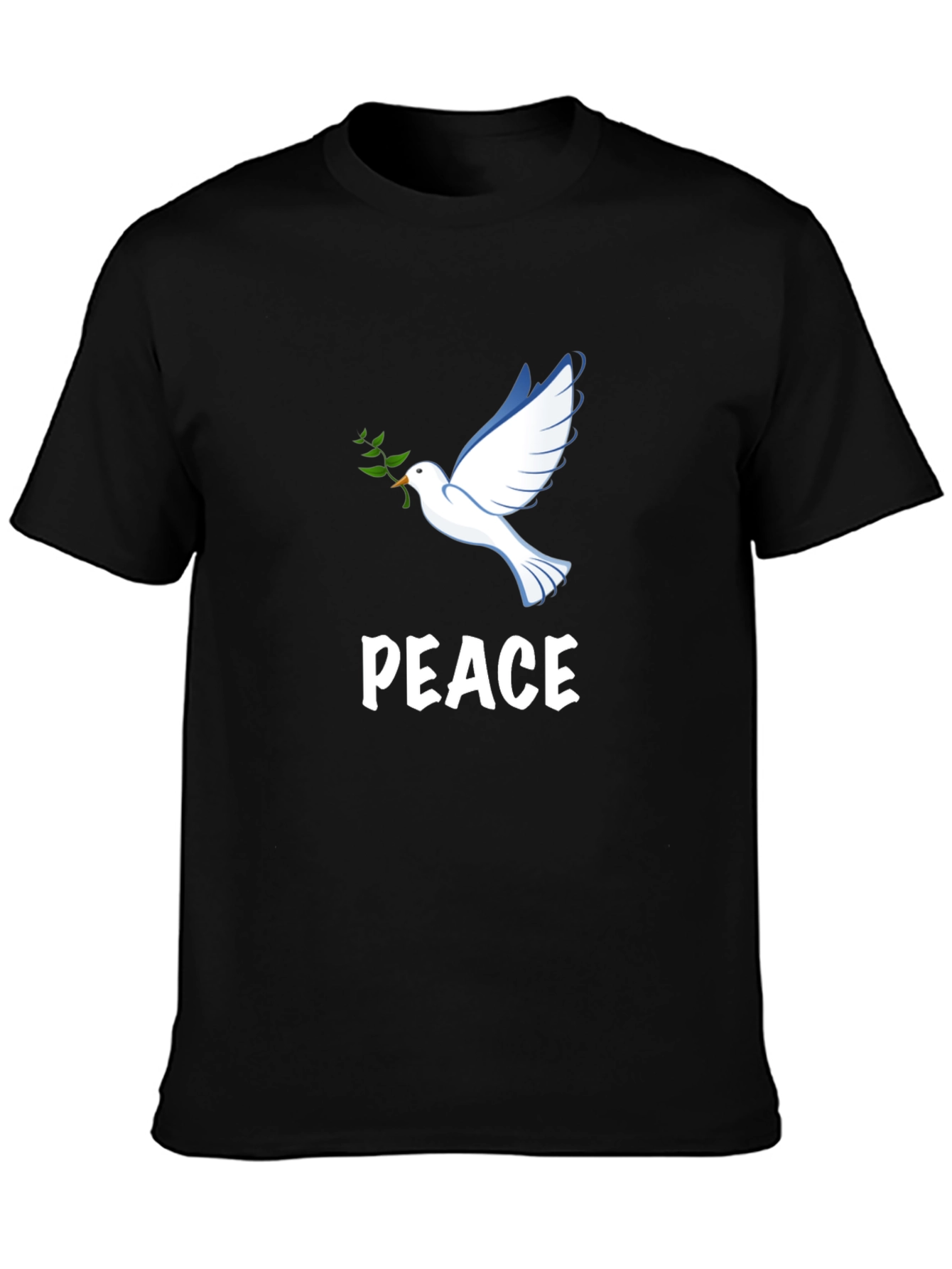 Peace Dove Graphic T-Shirt | Black