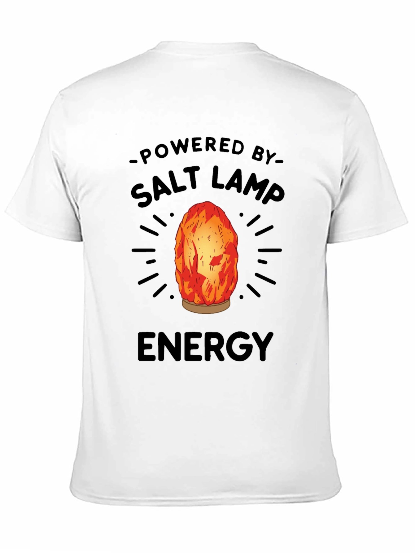 Powered By Salt Lamp Energy Graphic Tee