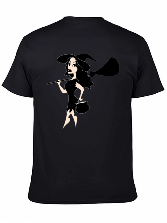 Halloween Witch T-Shirt - Spooky & Stylish Black Tee