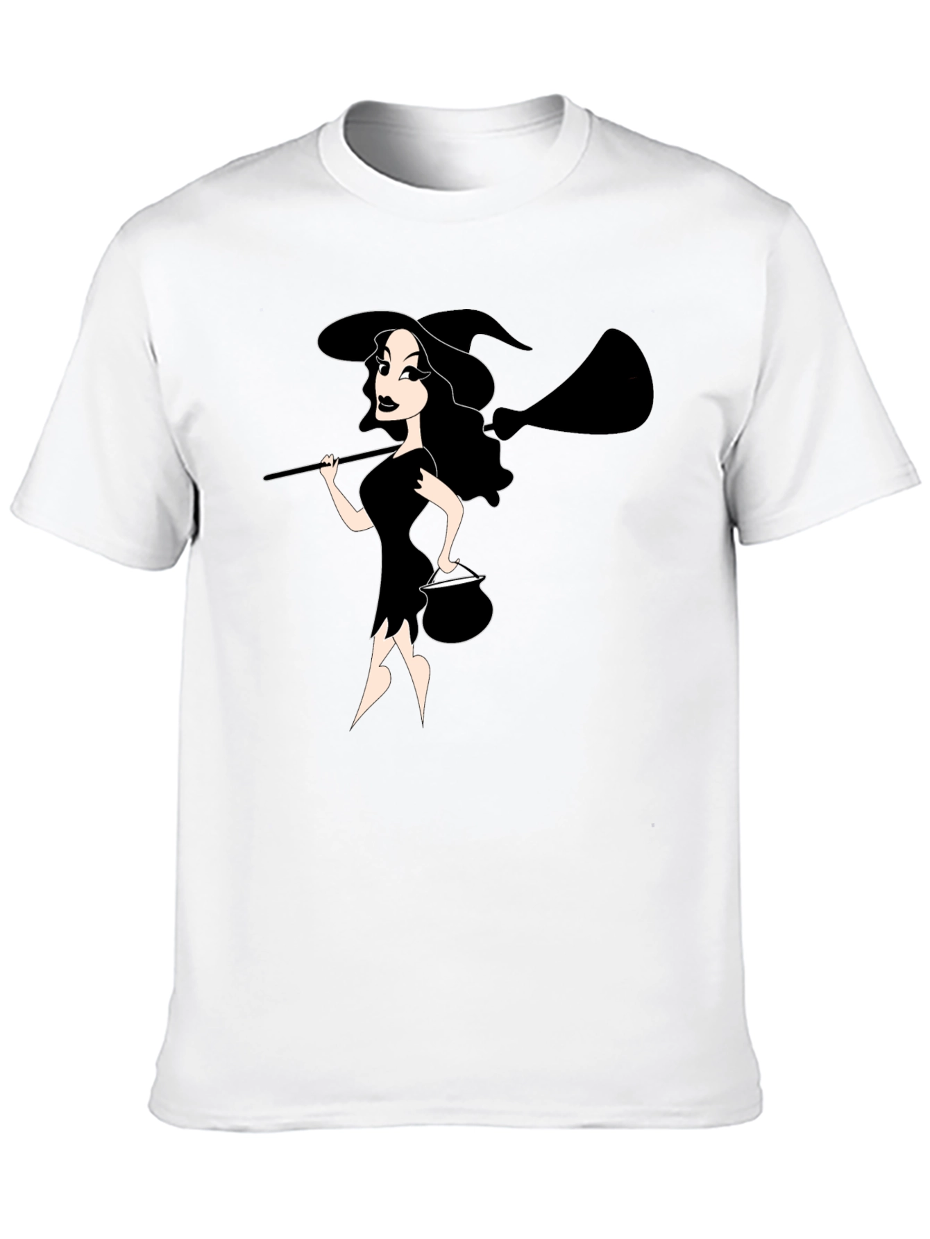 Halloween Witch T-Shirt - Spooky & Stylish Black Tee
