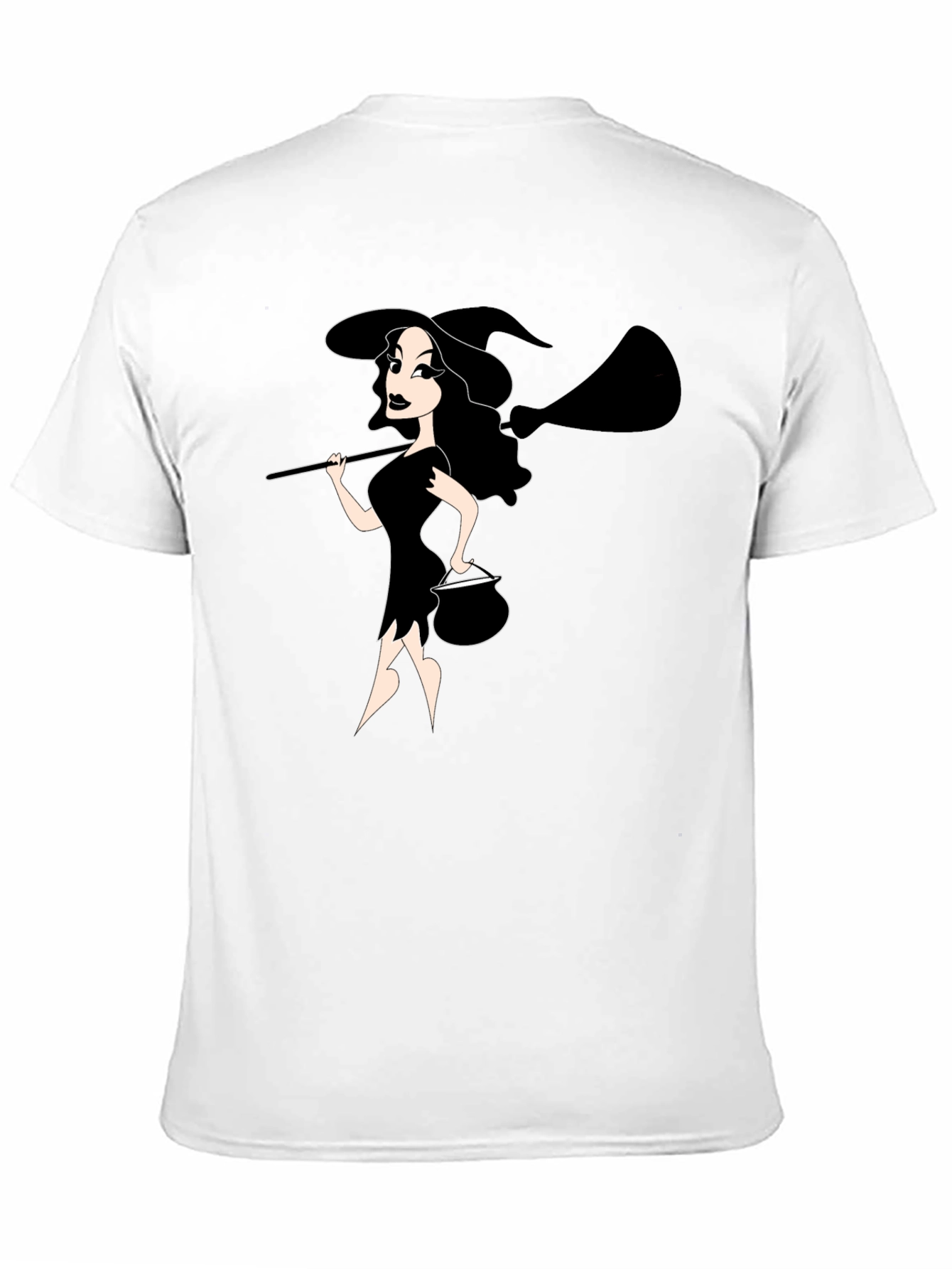 Halloween Witch T-Shirt - Spooky & Stylish Black Tee