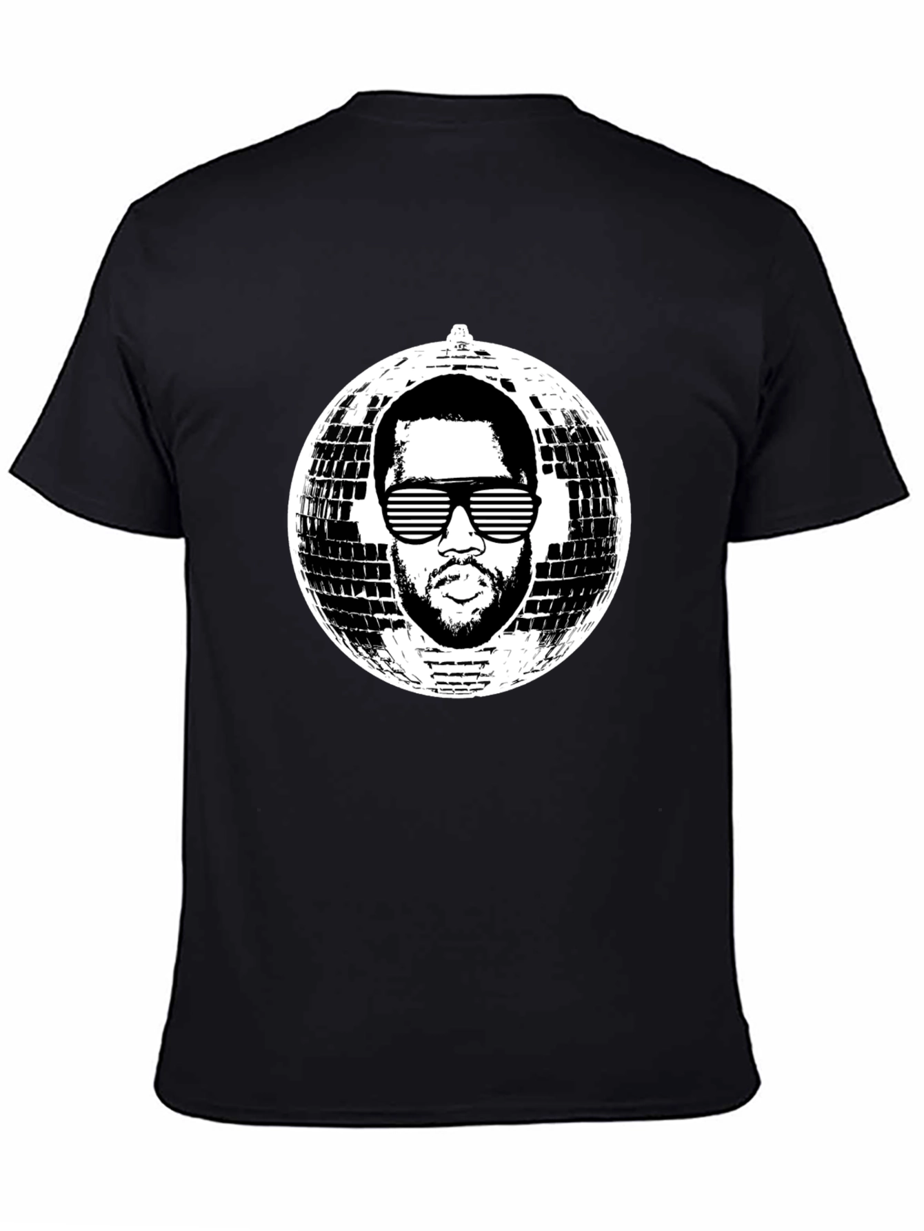 Retro Disco Kanye Tee - Black