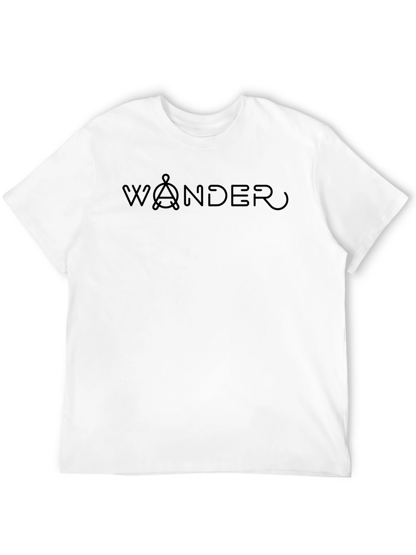 Wander Graphic Tee - Stylish Black Adventure Shirt