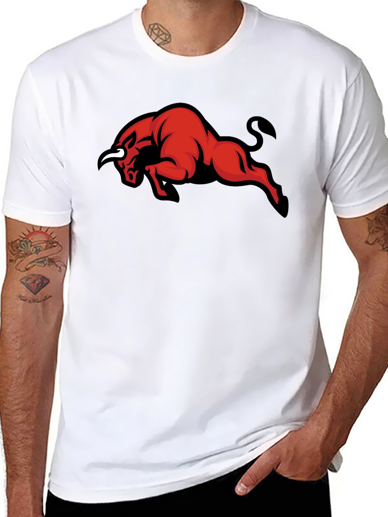 Red Bull Graphic Black T-Shirt