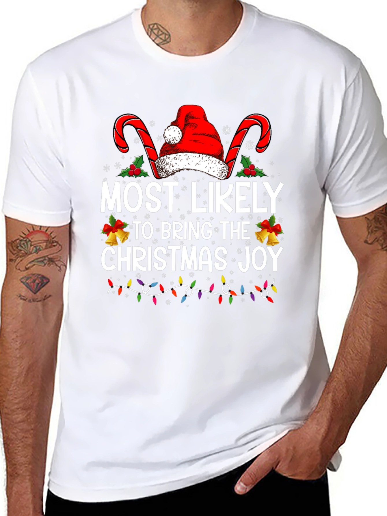 Most Likely to Bring Christmas Joy Holiday T-Shirt