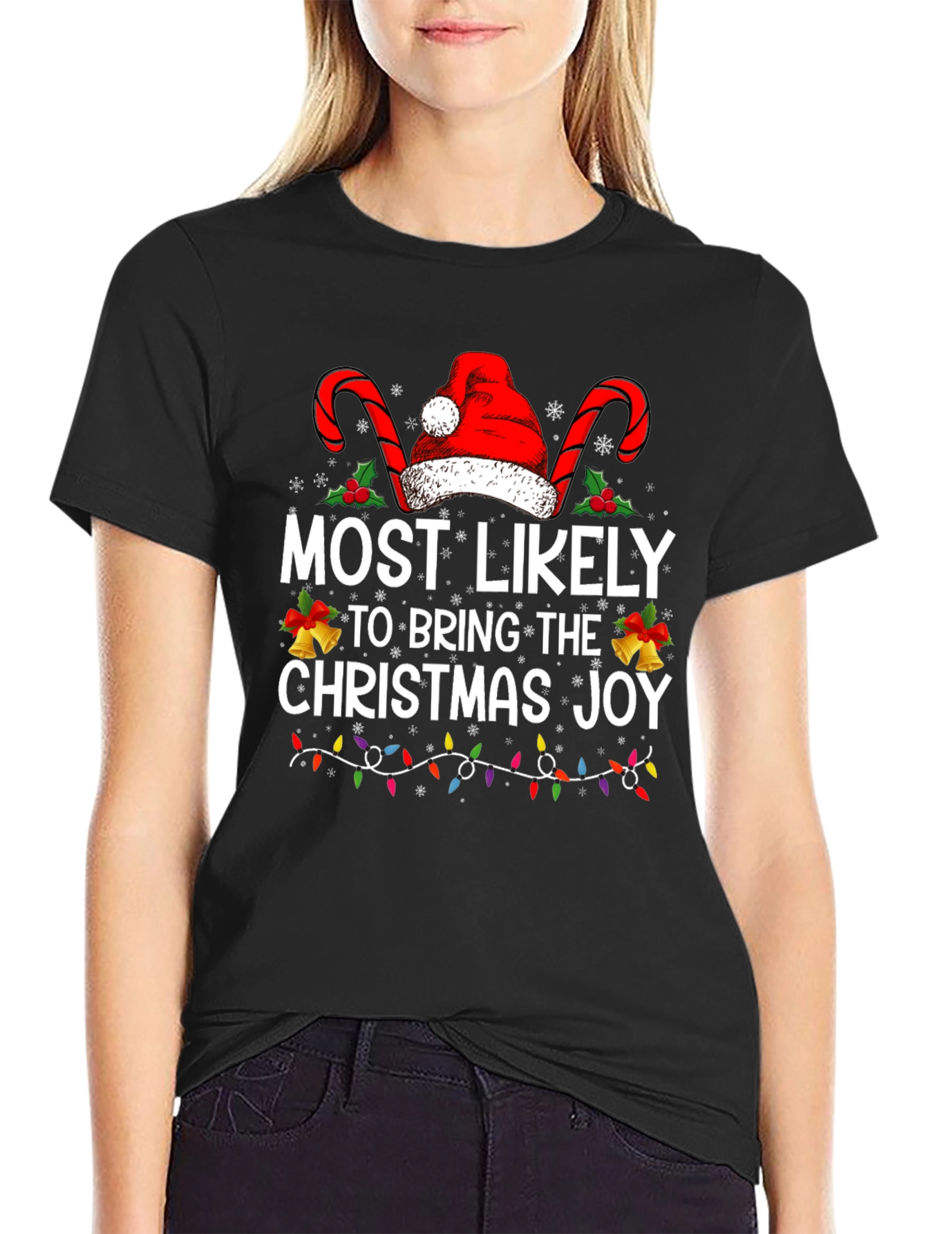 Most Likely to Bring Christmas Joy Holiday T-Shirt