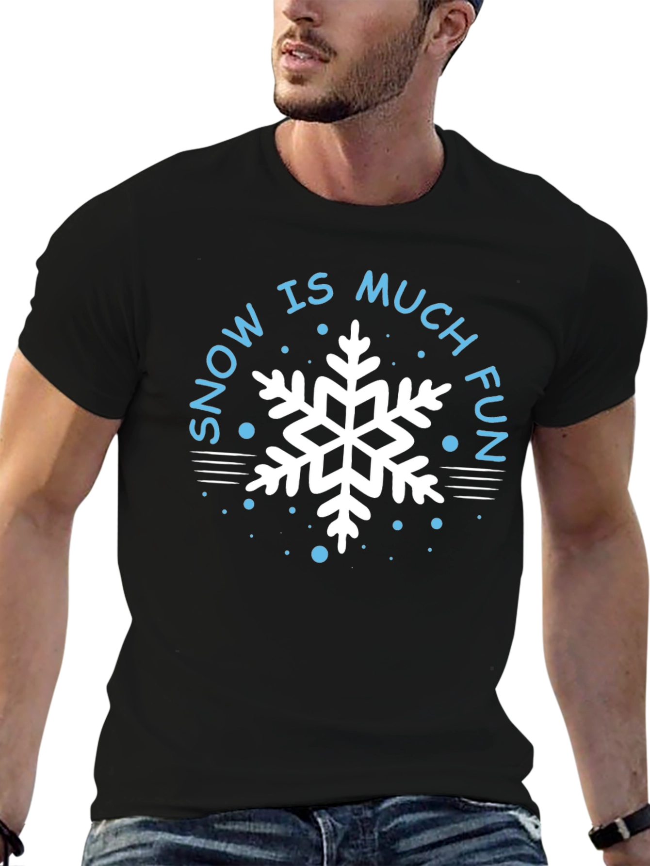 Snow is Much Fun Graphic Tee